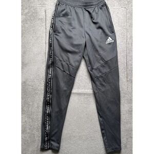 Adidas Gray Track Pants Joggers Zip Leg Streetwear Athleisure Womens‎ Small Tiro